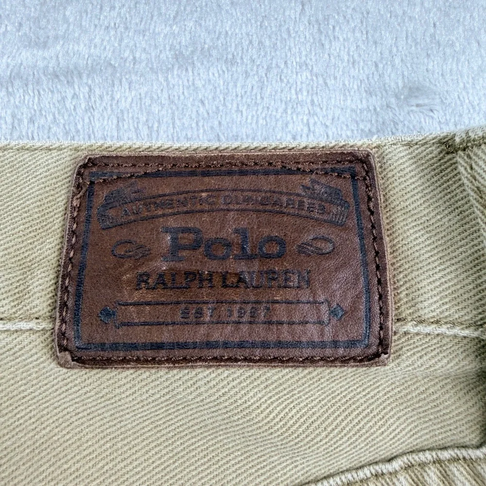 Polo Ralph Lauren Classic 867 Cutoff Shorts Tan Khaki Men's 32